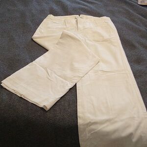 White lined slacks
